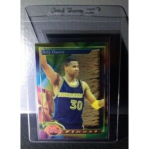 1993-94 Topps Finest Billy Owens #65 Basketball Card